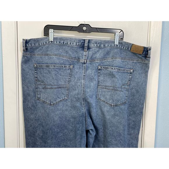 American Eagle Jeans Plus Size 24 Short Mom Jeans High Rise Pleated Festival 90s - Picture 5 of 7